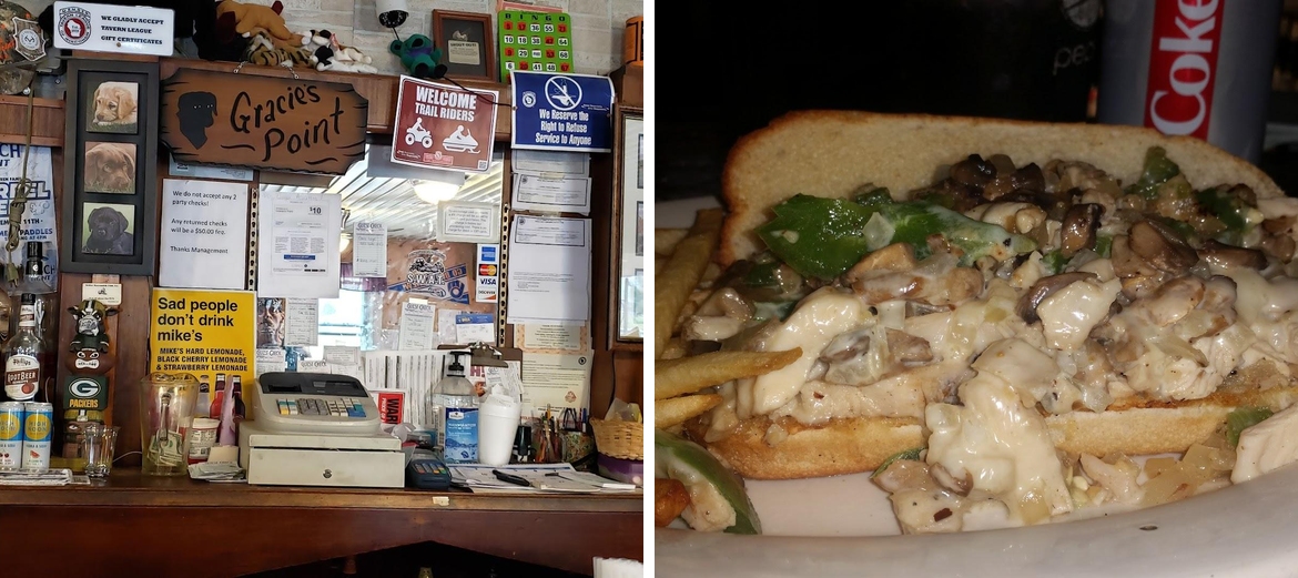Gracie's Point Menu